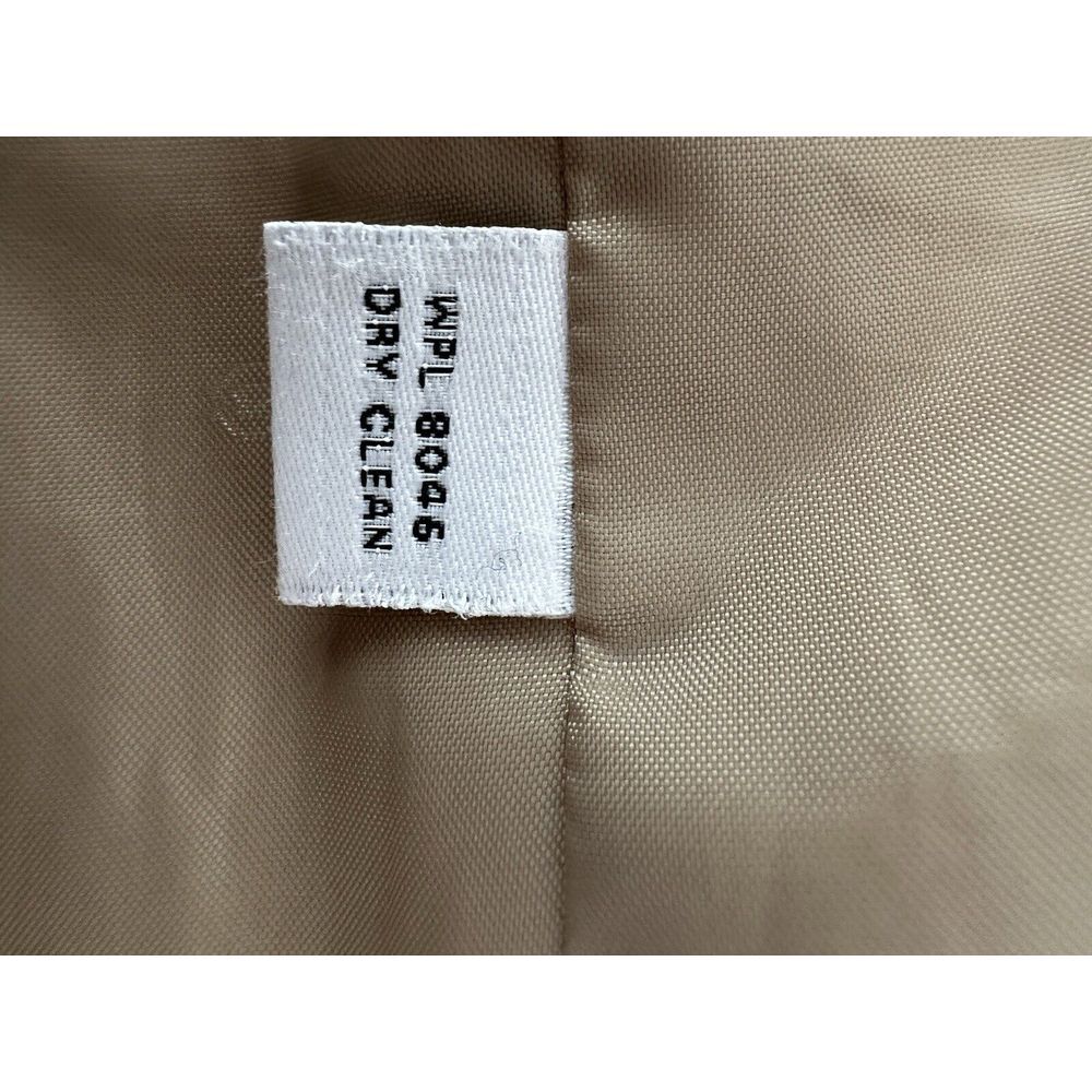 Style & Co Blazer Women Size 8 Beige Top Stretch Boho Corpcore Stretch Formal‎ - Picture 4 of 9